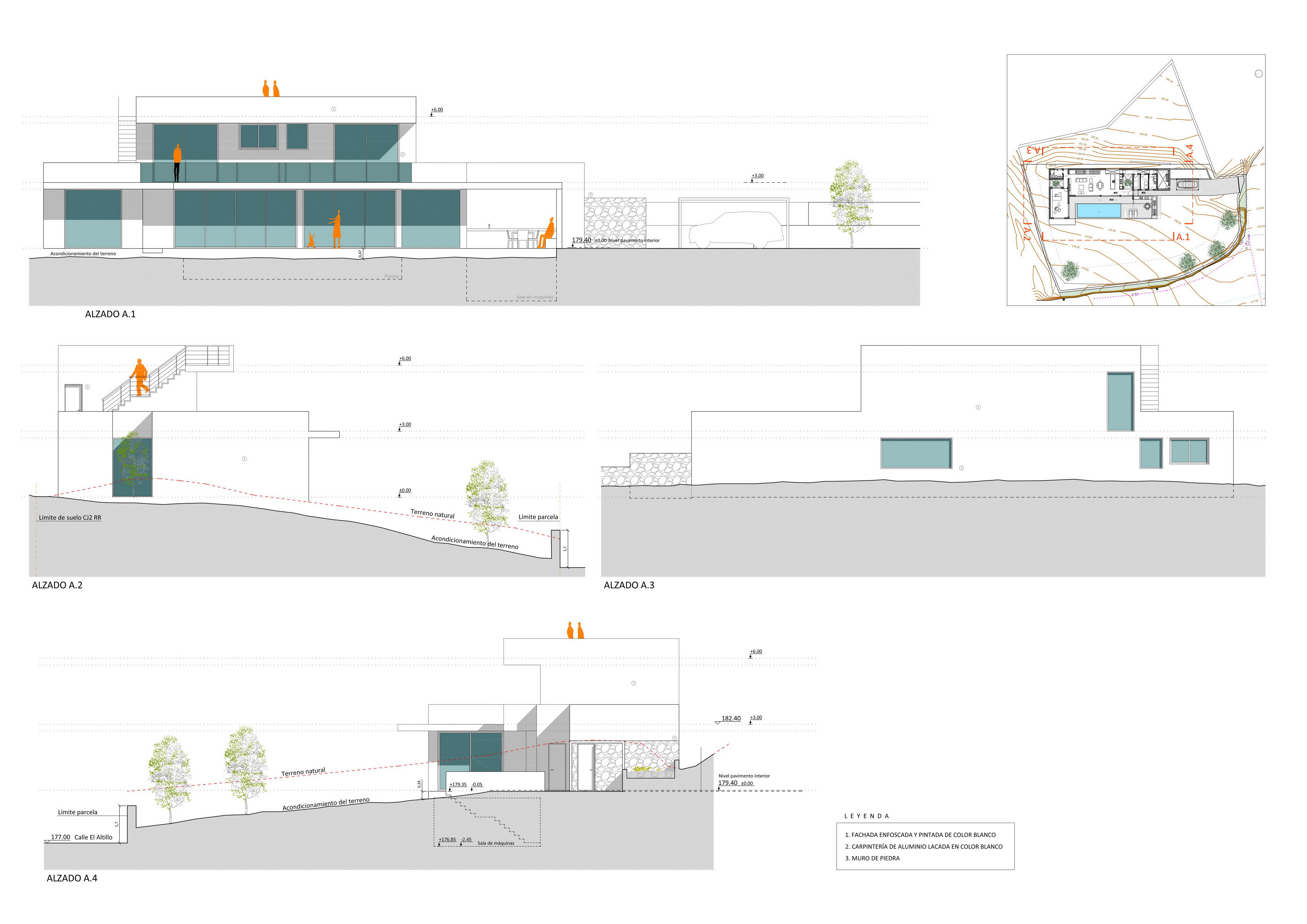 Plans EA 1910 5 Alzados